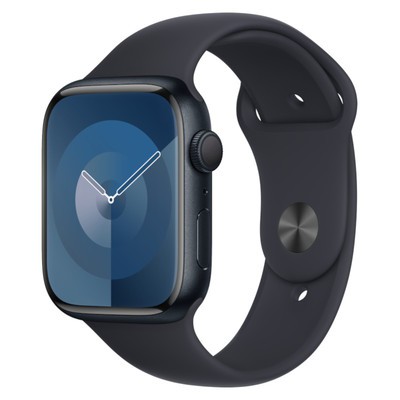 Apple Watch Series 9 GPS + Cellular Midnight Aluminium 45mm Black Sport Band - Very Good