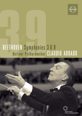 Beethoven: Symphonies Nos. 3 and 9 (Abbado) - DVD - Used