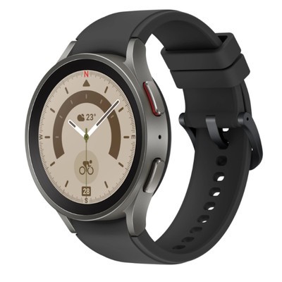 Samsung Galaxy Watch5 Pro GPS Grey Titanium 45mm Black Sport Band - Good
