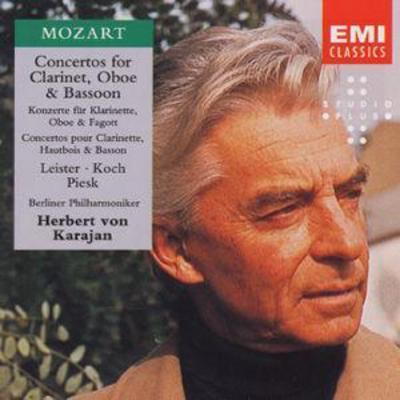 Wolfgang Amadeus Mozart - Concertos for Clarinet, Oboe & Bassoon/Karajan CD Album - Used