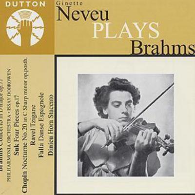 Johannes Brahms - Nevue plays Brahms CD Album - Used