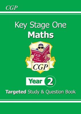 KS1 Maths Year 2 Targeted Study & Question Book - CGP Books - Paperback - Used
