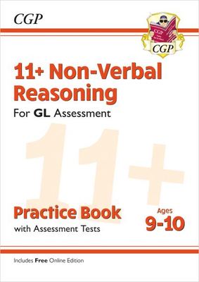 11+ GL Non-Verbal Reasoning Practice Book & Assessment Tests - Ages 9-10 (with Online Edition) - CGP Books - Paperback - Used