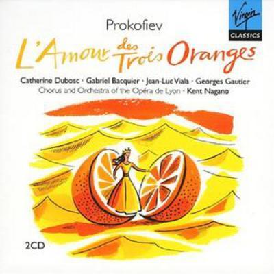 Chorus And Orchestra Of The Opera De Lyon - L'amour Des Trois Oranges (Nagano, Lyon Oo/chorus, Bacquier) CD Album - Used