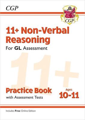 11+ GL Non-Verbal Reasoning Practice Book & Assessment Tests - Ages 10-11 (with Online Edition) - CGP Books - Paperback - Used