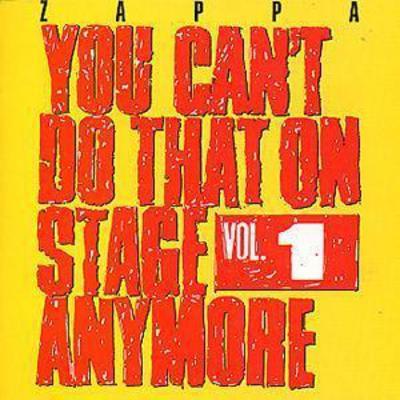 Frank Zappa - You Can't Do That On Stage Anymore: Remastered - Volume 1 CD Album - Used