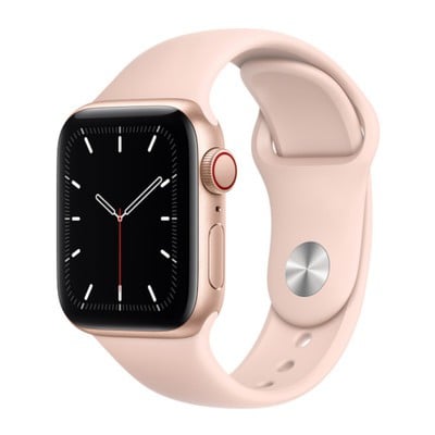 Apple Watch SE GPS + Cellular Gold Aluminium 44mm Pink Sport Band - Good