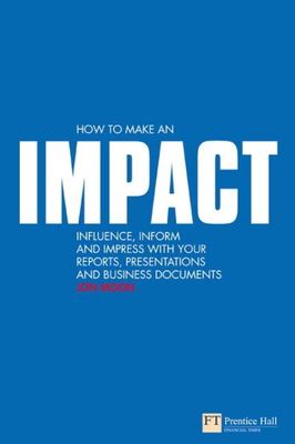 How to make an impact - Jon Moon - Paperback - Used