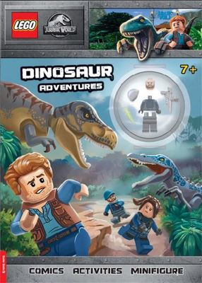 LEGO Jurassic World: Dinosaur Adventures Activity Book (with ACU guard minifigure) - Buster Books - Paperback - Used