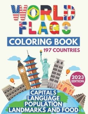 World Flags Coloring Book - Stress Less Coloring Books - Paperback - Used