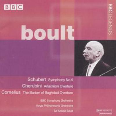 Luigi Cherubini - Schubert (Symphony No.9) / Cherubini / Cornelius - Sir Adrian Bou CD Album - Used