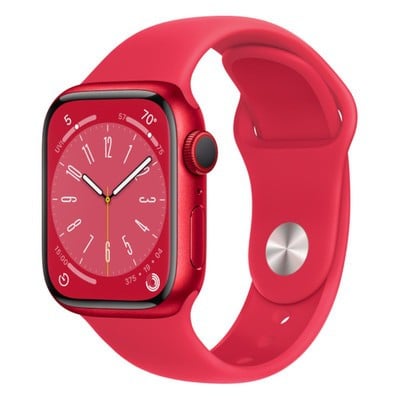 Apple Watch Series 8 GPS + Cellular (PRODUCT)Red Aluminium 41mm (PRODUCT)Red Sport Band - Very Good