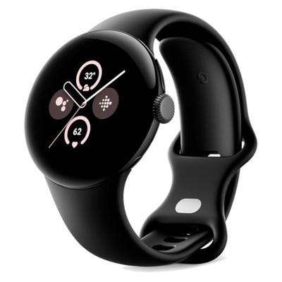 Google Pixel Watch 2 Bluetooth Matte Black Aluminium 41MM Obsidian Active Band musicMagpie Store