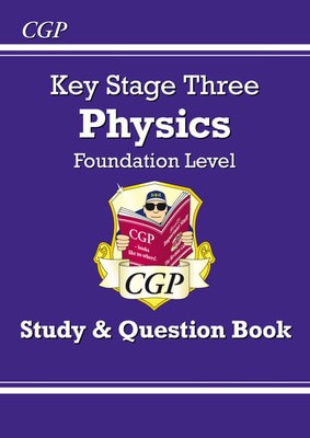 KS3 Physics Study & Question Book - Foundation - CGP Books - Paperback - Used