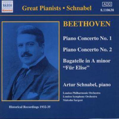 Ludwig van Beethoven - Piano Concertos Nos 1 & 2 / Bagatelle in A minor 'Fur Elise' CD Album - Used