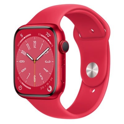 Apple Watch Series 8 GPS (PRODUCT)Red Aluminium 41mm (PRODUCT)Red Sport Band - Very Good