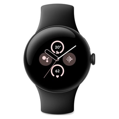 Google Pixel Watch 2 LTE Matte Black Aluminium 41mm Obsidian Active Band Unlocked - Pristine