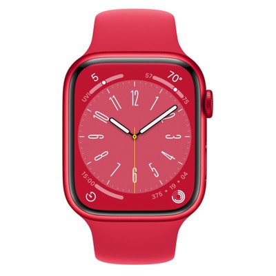 Apple Watch Series 8 GPS (PRODUCT)Red Aluminium 45mm (PRODUCT)Red Sport Band - Good