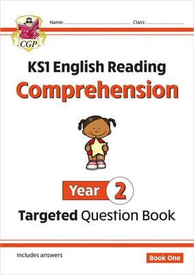 KS1 English Year 2 Reading Comprehension Targeted Question Book - Book 1 (with Answers) - CGP Books - Paperback - Used