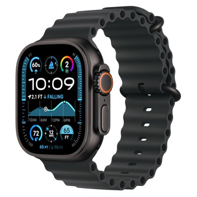 Apple Watch Ultra 2 GPS + Cellular Black Titanium 49MM Black Ocean Band - Good