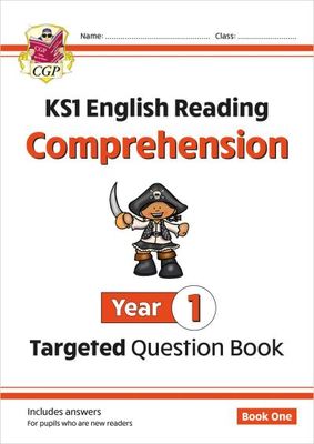 KS1 English Year 1 Reading Comprehension Targeted Question Book - Book 1 (with Answers) - CGP Books - Paperback - Used
