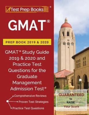 GMAT Prep Book 2019 & 2020 - Test Prep Books - Paperback - Used