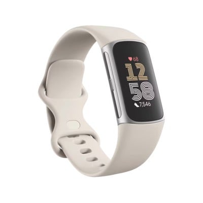 Fitbit Charge 6 Silver Aluminium Porcelain - Pristine