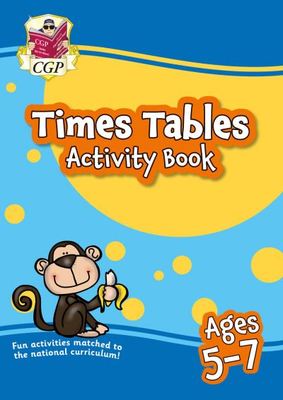 Times Tables Activity Book for Ages 5-7 - CGP Books - Paperback - Used