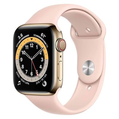 Apple Watch Series 6 GPS + Cellular Gold SS 40mm Pink Sport Band - Good