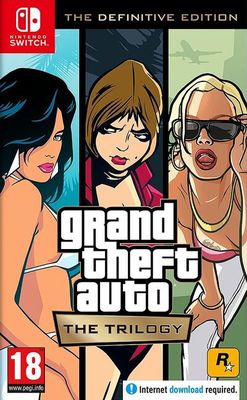 Grand Theft Auto: The Trilogy: The Definitive Edition Nintendo Switch Game - Used