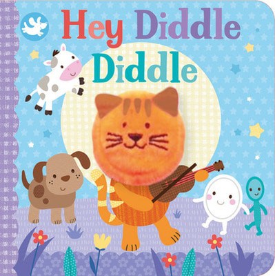 Little Learners Hey Diddle Diddle Finger Puppet Book - Parragon Books Ltd - Board book - Used