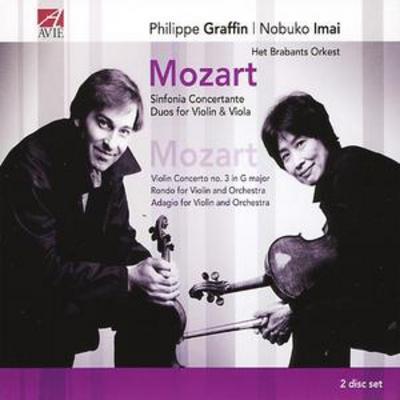 Wolfgang Amadeus Mozart - Sinfonia Concertante, Duos for Violin and Viola (Graffin) CD Album - Used