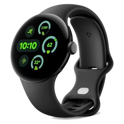 Google Pixel Watch 2 Matte Black 本体 Pixel Watch 0 Steel Band, Wi