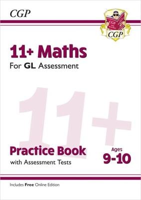 11+ GL Maths Practice Book & Assessment Tests - Ages 9-10 (with Online Edition) - CGP Books - Paperback - Used