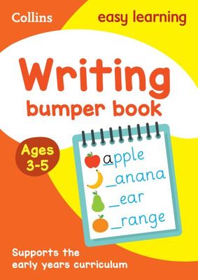 Writing Bumper Book Ages 3-5 - Collins Easy Learning - Paperback - Used