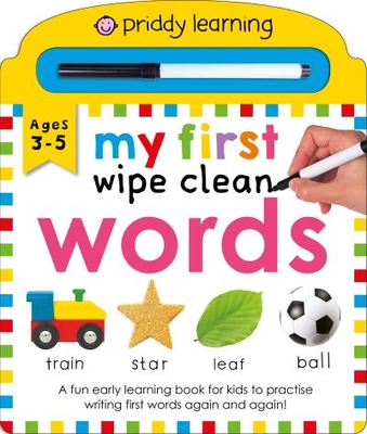 My First Wipe Clean: Words - Priddy Books - Board book - Used