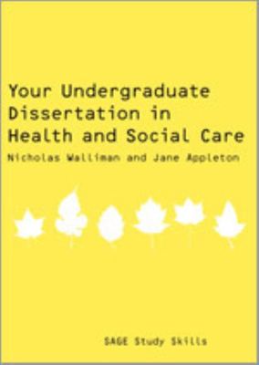 Your undergraduate dissertation in health and social care - Nicholas Walliman - Paperback - Used