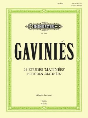 24 Etudes 'Matines' - Walther Davisson - Sheet music - Used