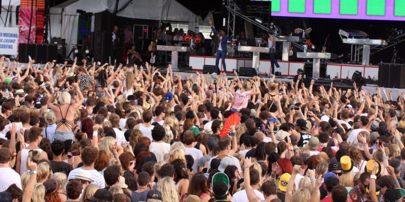 Festival crowd