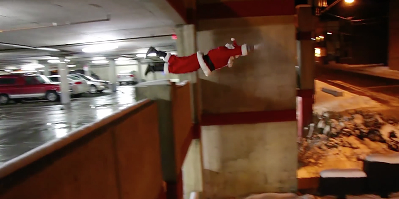 parkour-santa